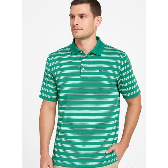 New Vineyard Vines Men’s Polo – Pine Barrens Golf Club Embroidery – NWT $77 - Picture 1 of 11